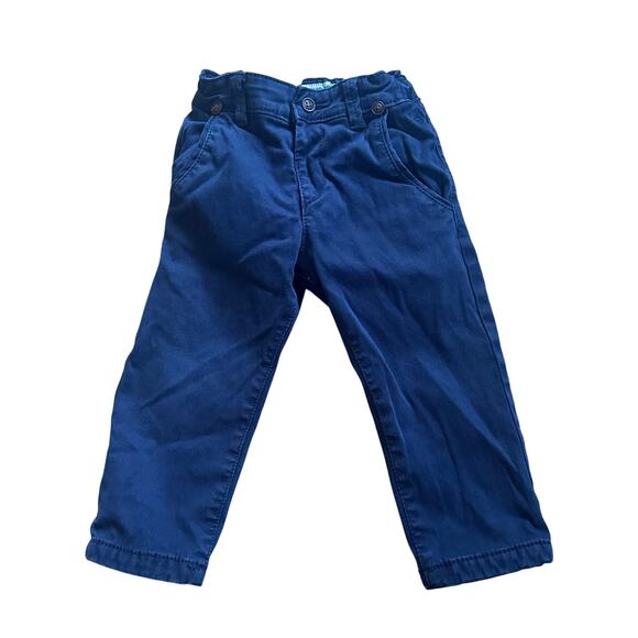 Mayoral Baby Blue Cotton Trousers - 12 Months - Picture 1 of 5